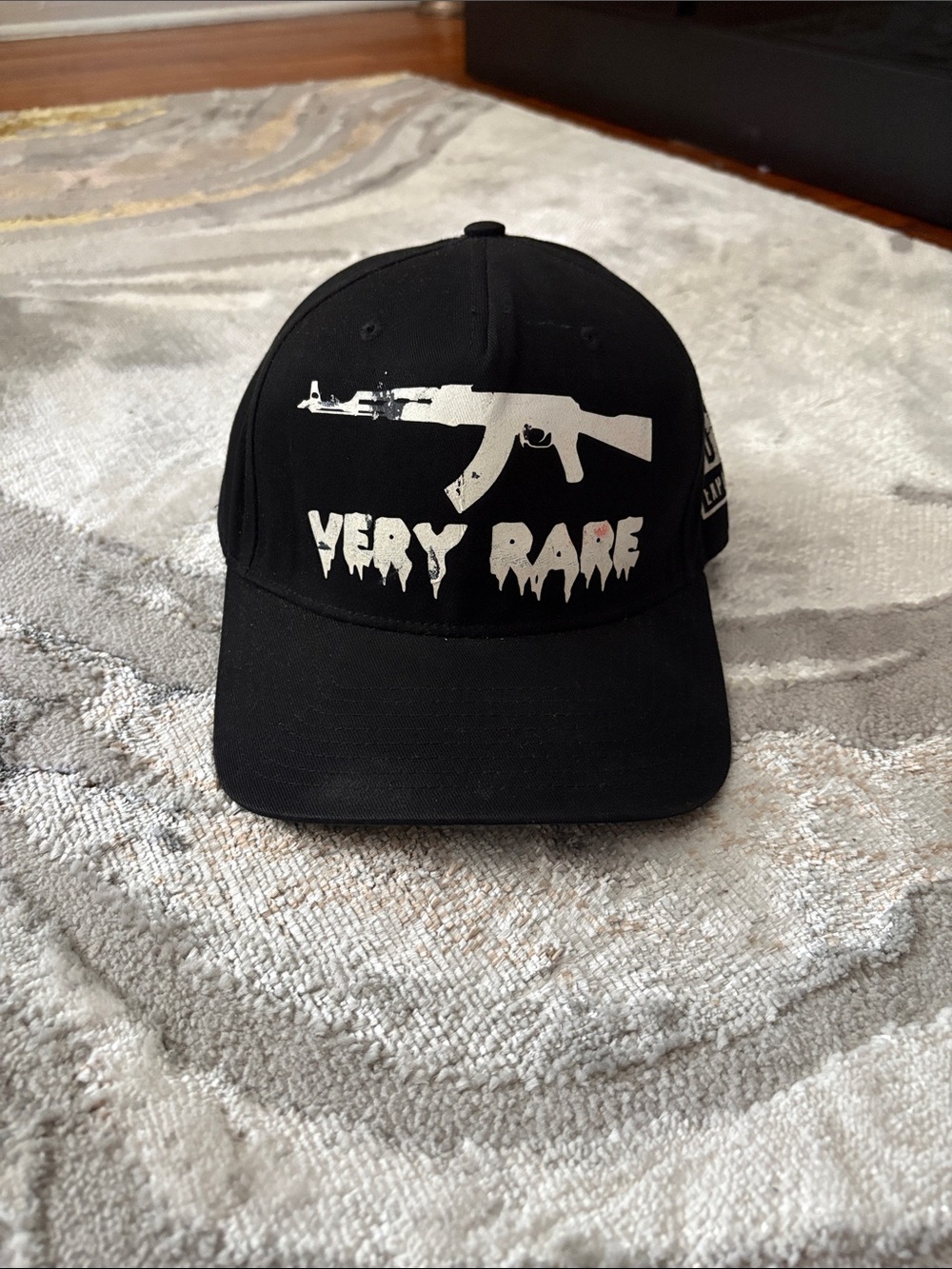 Very Rare Black Graphic Baseball Cap